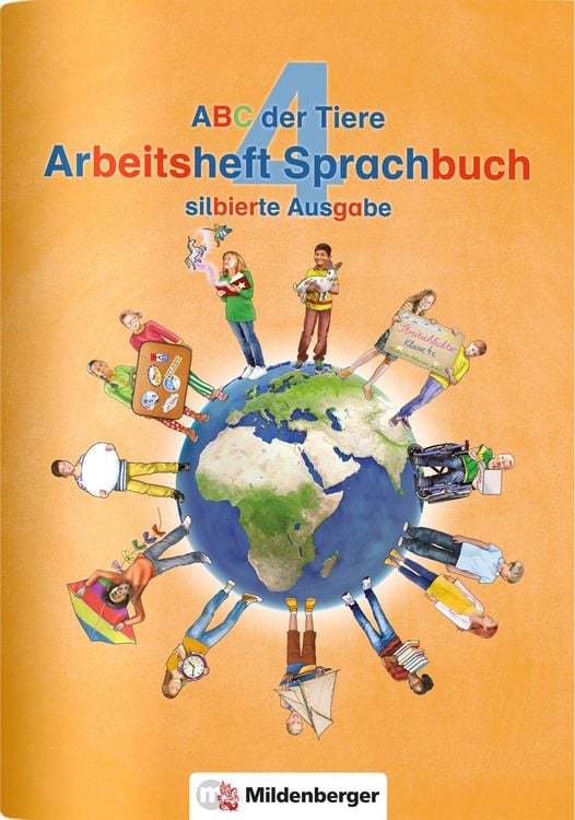Produktbild: ABC der Tiere 4 &ndash; Arbeitsheft Sprachbuch, silbierte Ausgabe