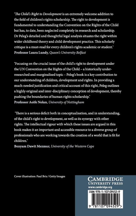 Produktbild: The Child's Right to Development