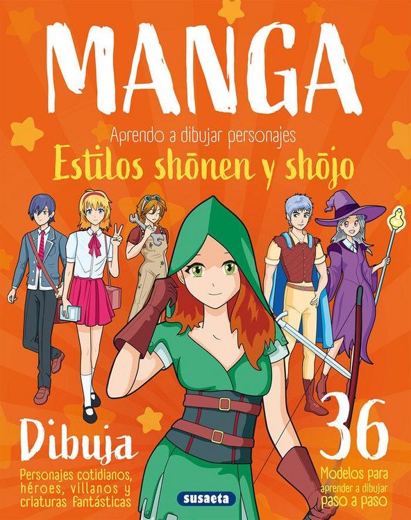 Produktbild: Manga. Aprendo a dibujar personajes estilos shonen y shojo