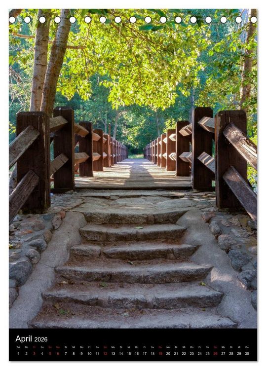Produktbild: Idylle Pur - Der Yosemite National Park (Tischkalender 2026 DIN A5 hoch), CALVENDO Monatskalender