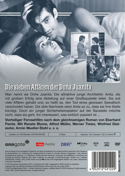 Produktbild: Die sieben Aff&auml;ren der Dona Juanita (DDR TV-Archiv) [2 DVDs]