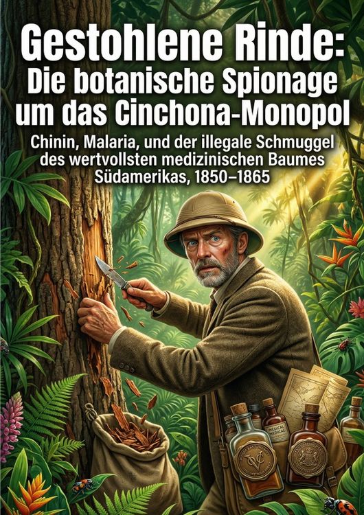 Produktbild: Gestohlene Rinde: Die botanische Spionage um das Cinchona-Monopol