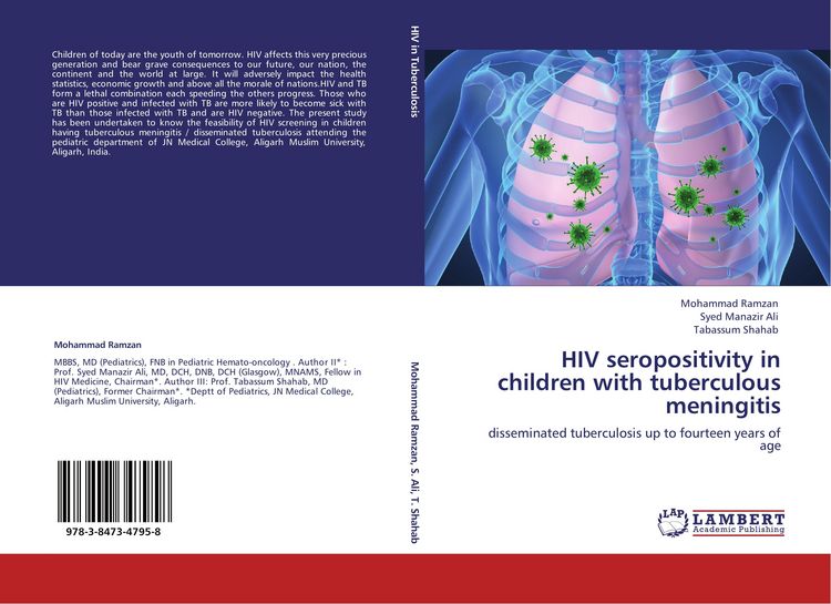 Produktbild: HIV seropositivity in children with tuberculous meningitis