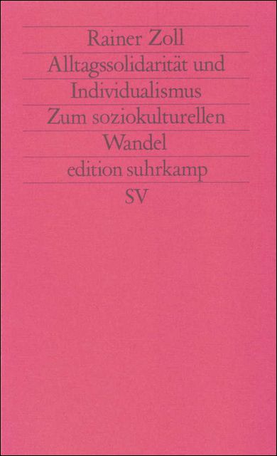 Produktbild: Zoll, R: Individualismus