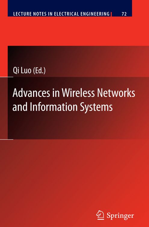 Produktbild: Advances in Wireless Networks and Information Systems