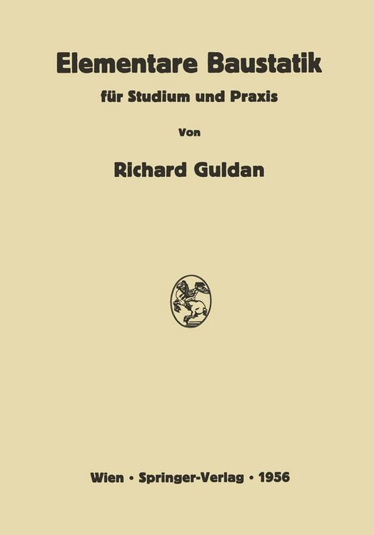 Produktbild: Elementare Baustatik f&uuml;r Studium und Praxis