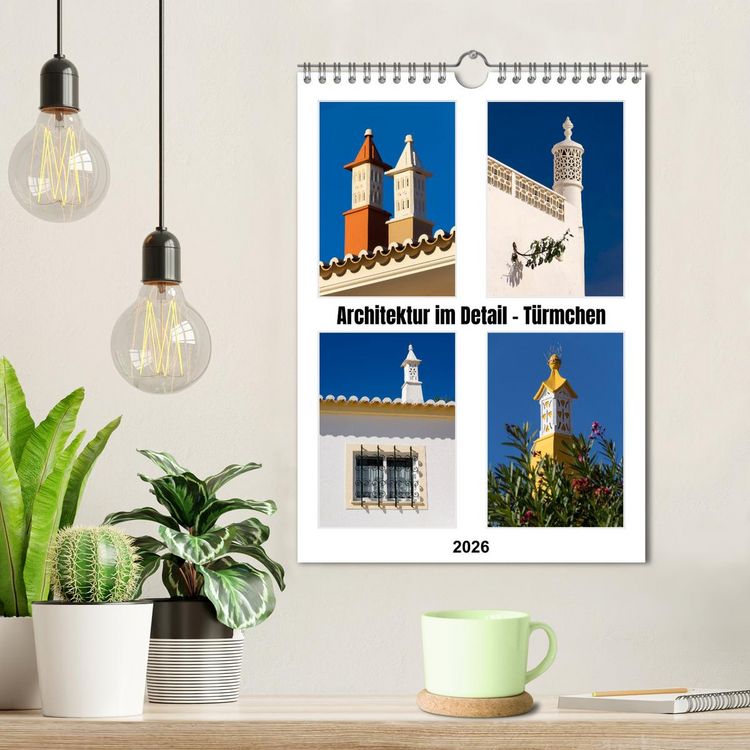 Produktbild: Architektur im Detail - T&uuml;rmchen (Wandkalender 2026 DIN A4 hoch), CALVENDO Monatskalender