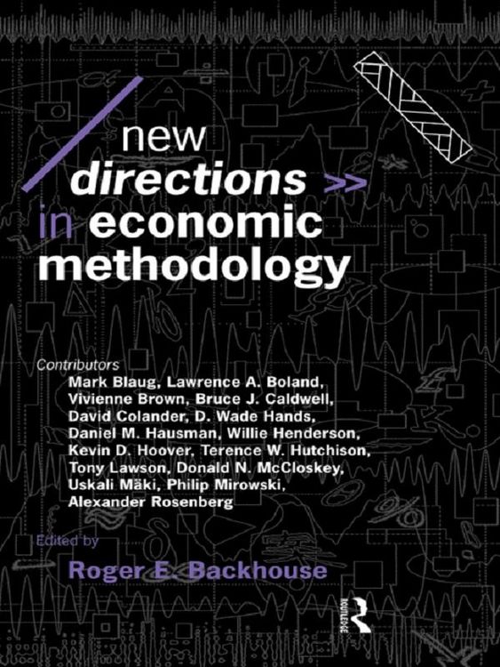 Produktbild: New Directions in Economic Methodology