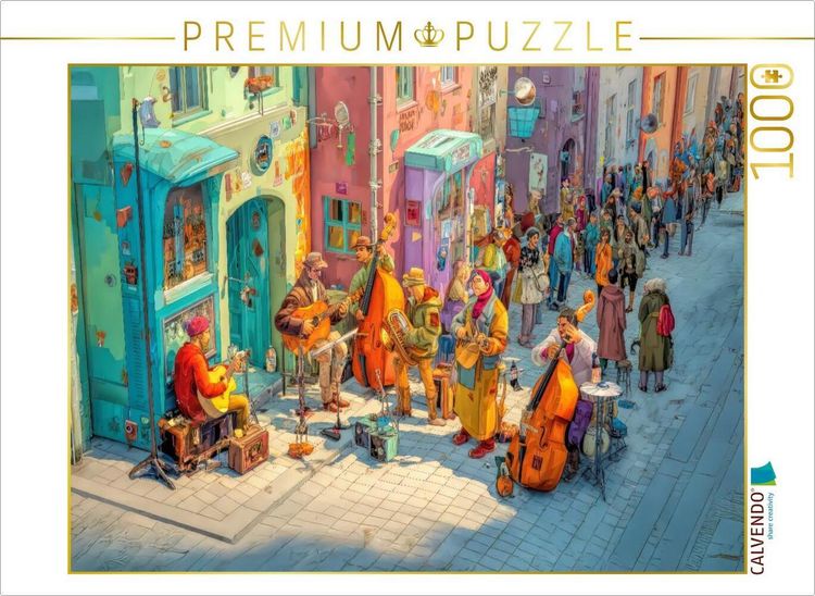 Produktbild: CALVENDO Puzzle Stadtleben | 1000 Teile Lege-Gr&ouml;&szlig;e 64x48cm Foto-Puzzle f&uuml;r gl&uuml;ckliche Stunden