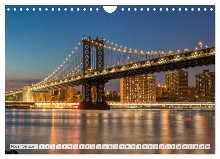 Produktbild: New York - Momente (Wandkalender 2026 DIN A4 quer), CALVENDO Monatskalender