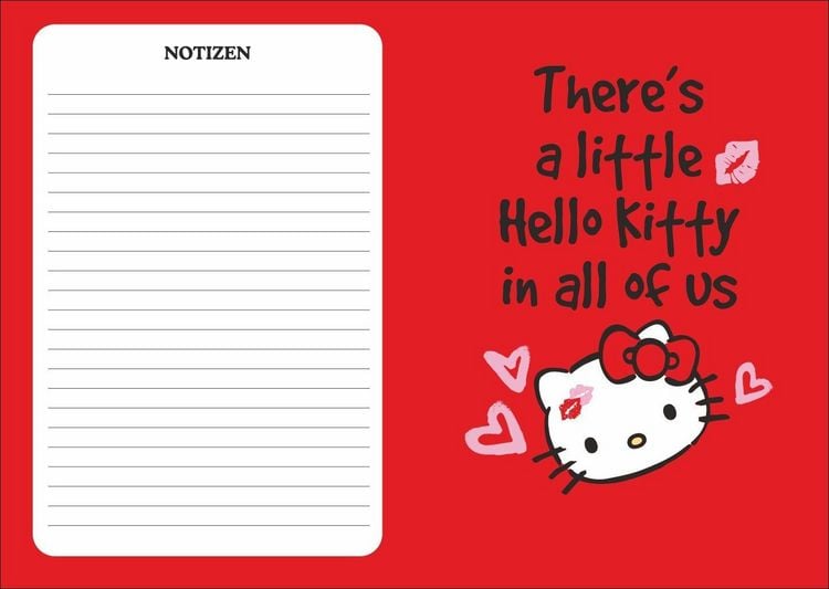 Produktbild: Hello Kitty 17-Monats-Kalenderbuch A5 2027 - 17 Monate. Von August 2026 bis Dezember 2027