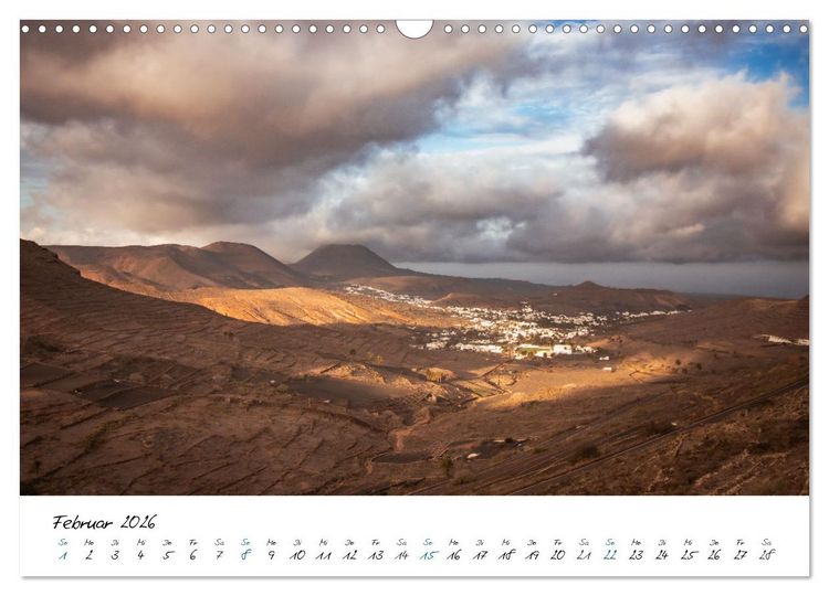 Produktbild: Lanzarote - Inselgl&uuml;ck im Atlantik (Wandkalender 2026 DIN A3 quer), CALVENDO Monatskalender