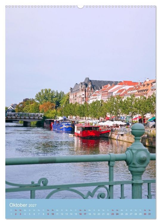 Produktbild: Zeitloses Strasbourg. Kan&auml;le, Fachwerk und els&auml;ssisches Flair (Wandkalender 2027 DIN A2 hoch), CALVENDO Monatskalender