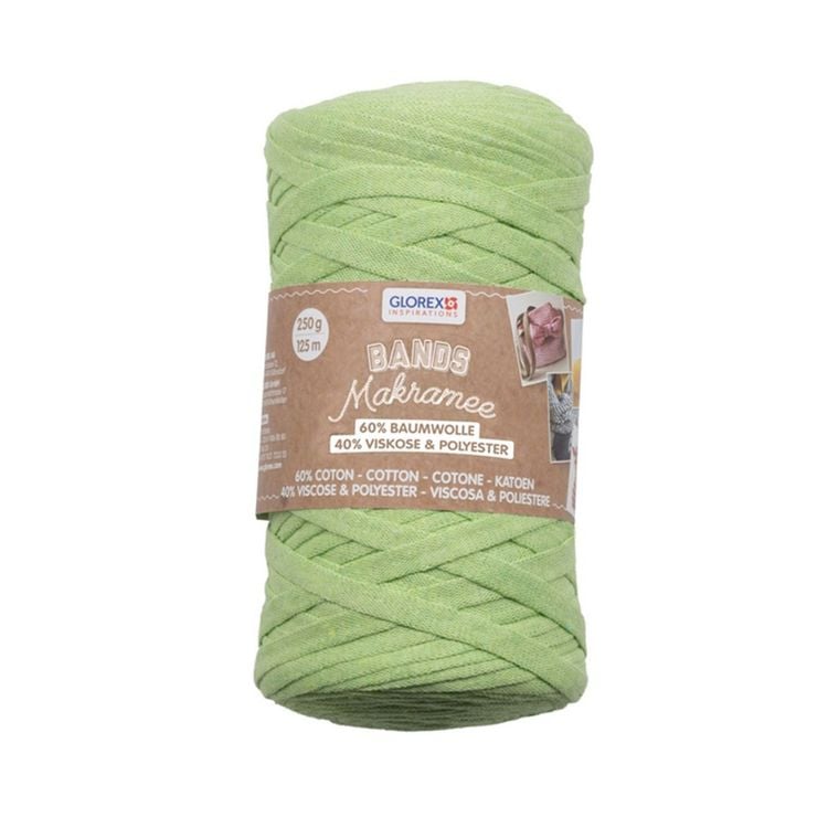Produktbild: GLOREX Makramee Band 125m 250g gr&uuml;n 125m 250g
