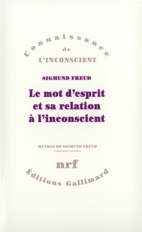 Produktbild: Le mot d'esprit et sa relation &agrave; l'inconscient