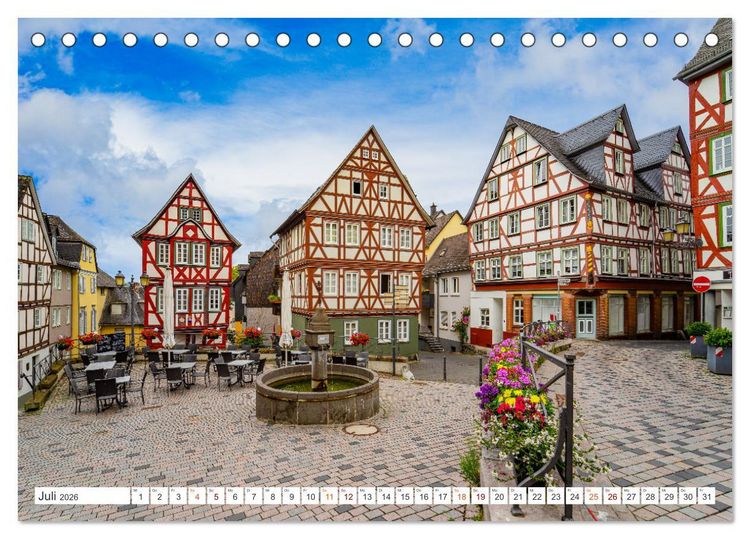 Produktbild: Hessen Impressionen (Tischkalender 2026 DIN A5 quer), CALVENDO Monatskalender
