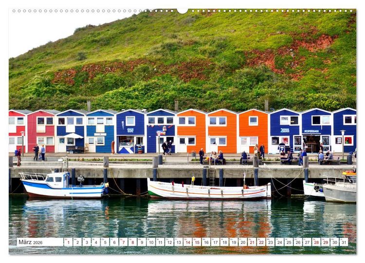 Produktbild: Helgoland Highlights (Wandkalender 2026 DIN A2 quer), CALVENDO Monatskalender