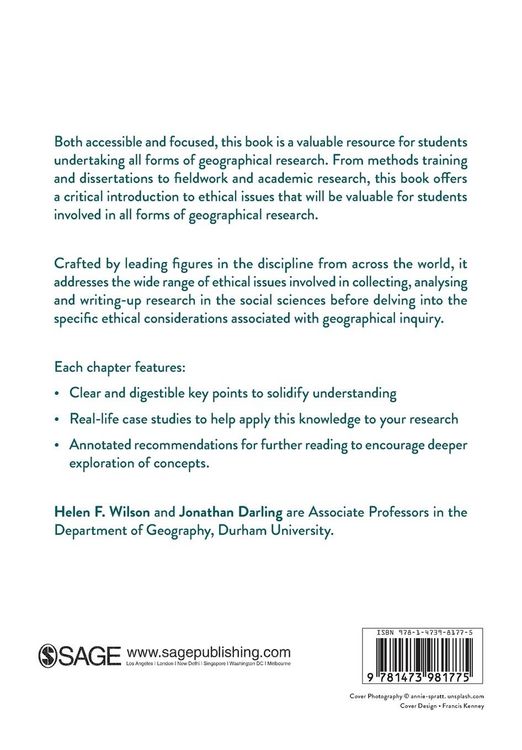 Produktbild: Research Ethics for Human Geography