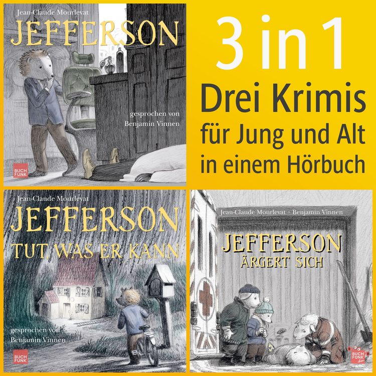 Produktbild: Die 3 in 1 Jefferson-Krimi-H&ouml;rbuch-Box