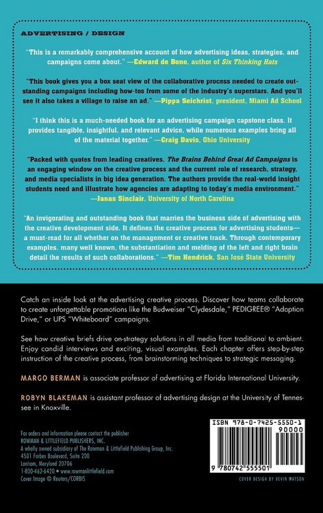 Produktbild: Brains Behind Great Ad Campaigns