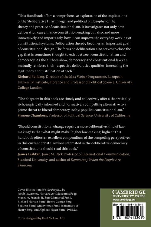 Produktbild: The Cambridge Handbook of Deliberative Constitutionalism