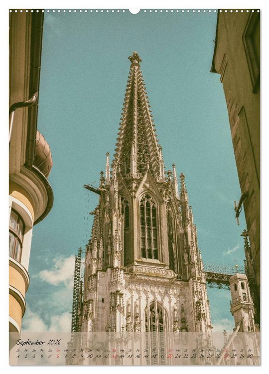 Produktbild: Regensburg - Charme der Altstadt (Wandkalender 2026 DIN A2 hoch), CALVENDO Monatskalender