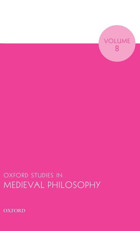Produktbild: OXF STUDIES MEDIEVAL PHILOS V8 OSMP C