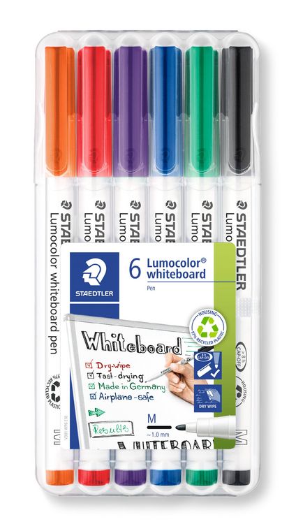 Produktbild: STAEDTLER Whiteboard-Marker Lumocolor whiteboard pen 301, 6er Set