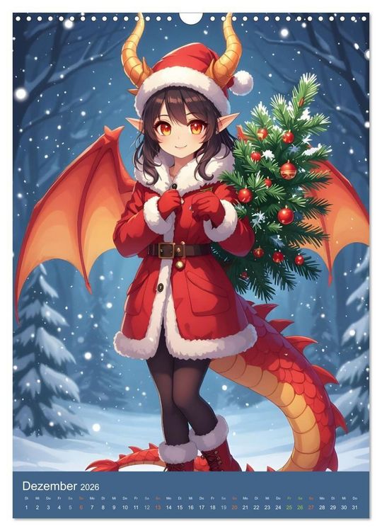 Produktbild: Willkommen bei den Dragonas (Wandkalender 2026 DIN A3 hoch), CALVENDO Monatskalender