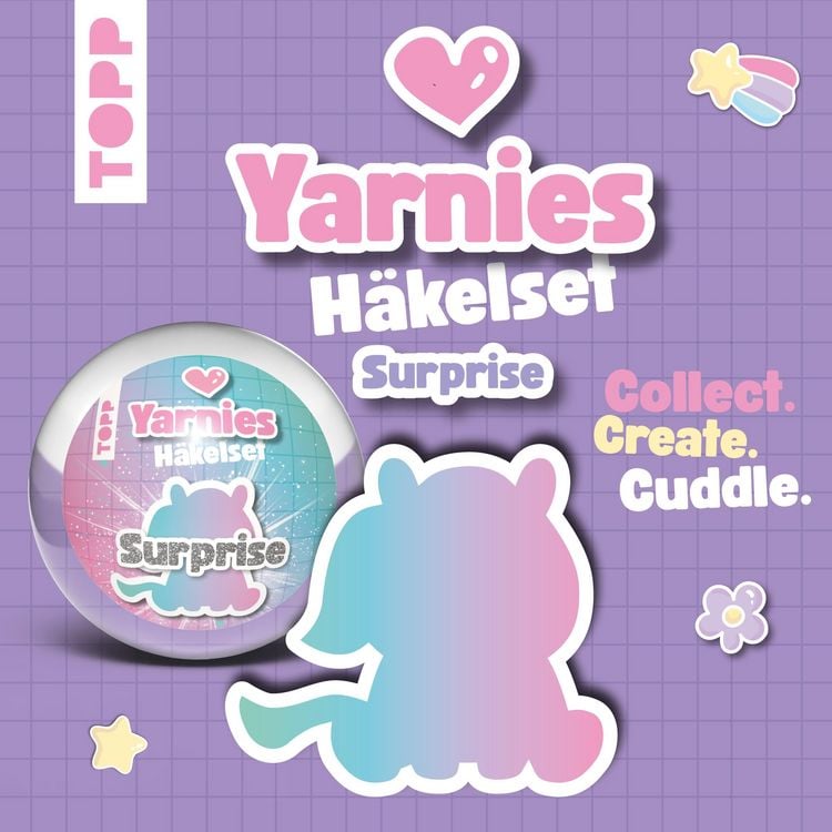 Produktbild: Yarnies - Collect. Create. Cuddle. H&auml;kelset Surprise
