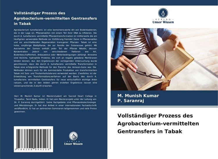 Produktbild: Vollst&auml;ndiger Prozess des Agrobacterium-vermittelten Gentransfers in Tabak