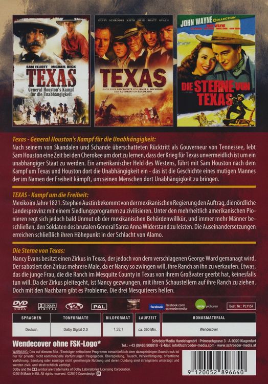 Produktbild: Texas Western Collection [2 DVDs]