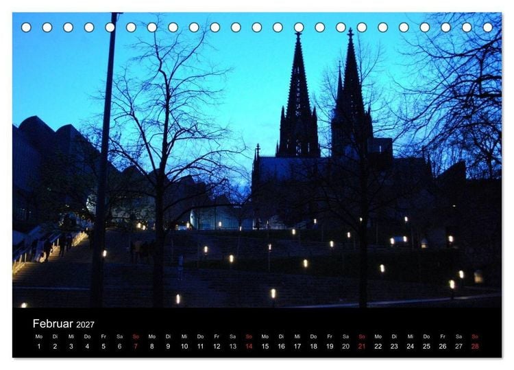 Produktbild: K&ouml;lner Spitzen (Tischkalender 2027 DIN A5 quer), CALVENDO Monatskalender