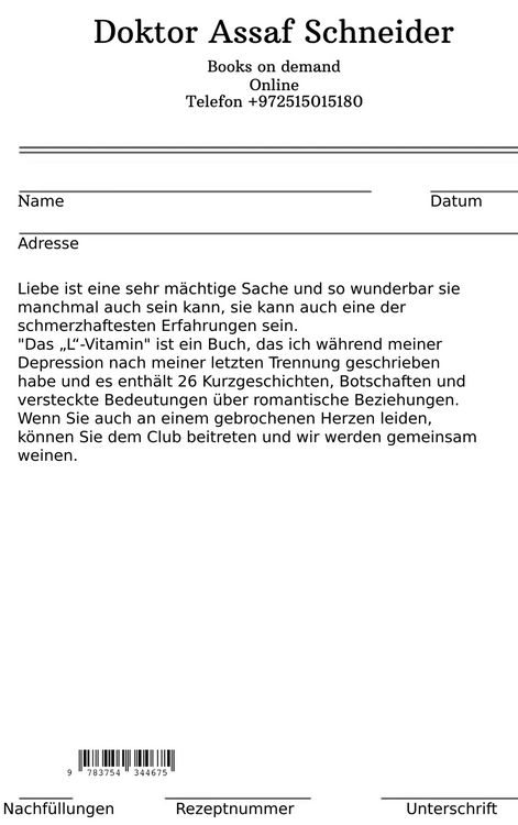 Produktbild: Das "L" Vitamin
