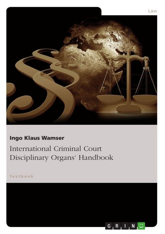 Produktbild: International Criminal Court Disciplinary Organs' Handbook