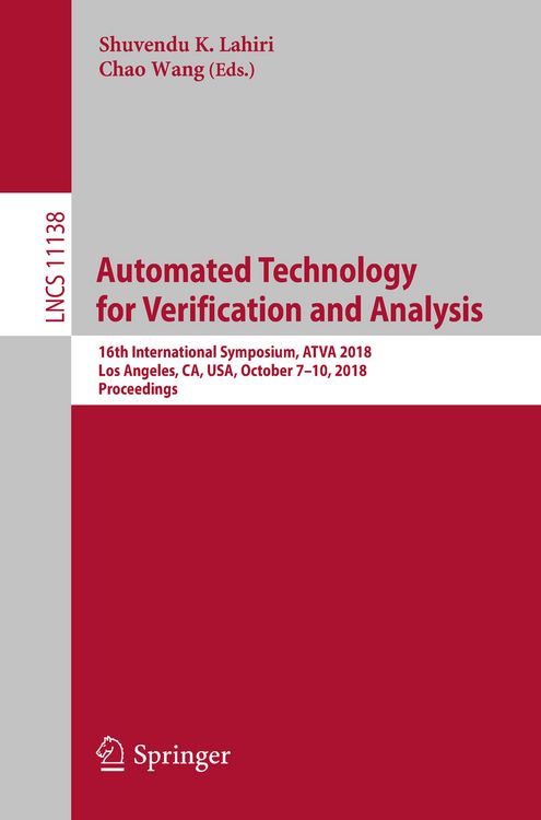 Produktbild: Automated Technology for Verification and Analysis
