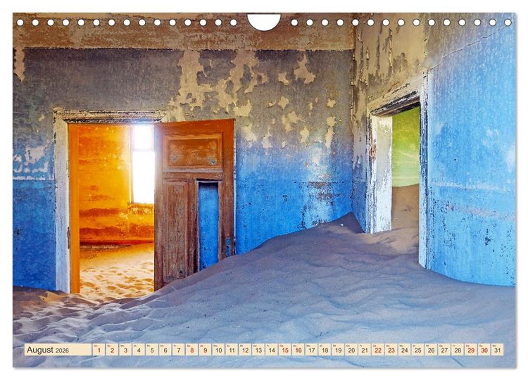 Produktbild: Kolmannskuppe Lost Place in Namibia (Wandkalender 2026 DIN A4 quer), CALVENDO Monatskalender
