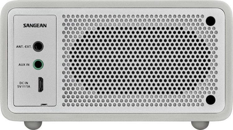 Produktbild: Sangean Genuine Mini DDR-7 Tischradio DAB+, UKW AUX, Bluetooth&reg; Silber