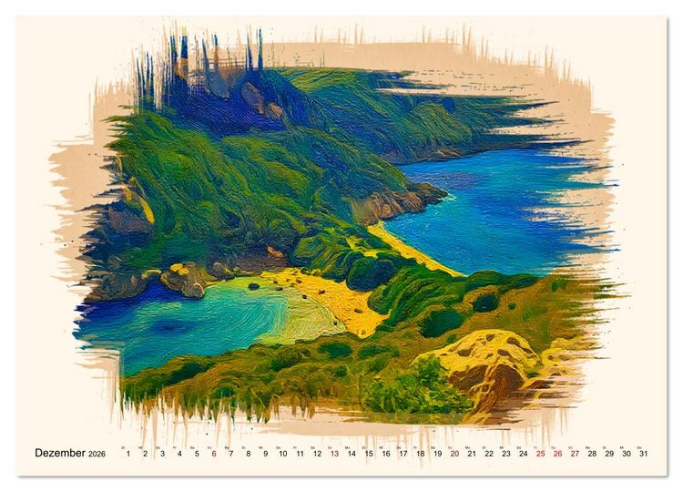 Produktbild: Korfu - Griechische Adria-Insel (Wandkalender 2026 DIN A4 quer), CALVENDO Monatskalender