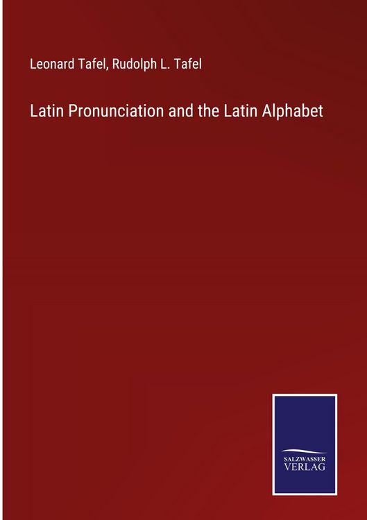 Produktbild: Latin Pronunciation and the Latin Alphabet
