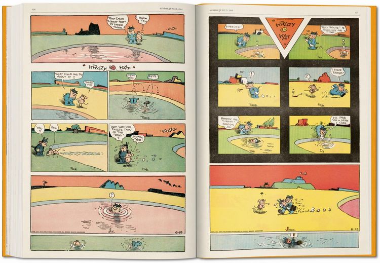 Produktbild: George Herrimans "Krazy Kat". Die kompletten Sonntagsseiten in Farbe 1935&ndash;1944