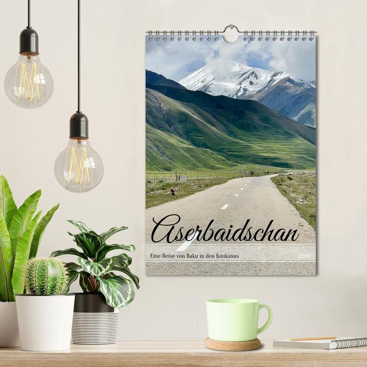 Produktbild: Aserbaidschan - Eine Reise von Baku in den Kaukasus (Wandkalender 2026 DIN A4 hoch), CALVENDO Monatskalender