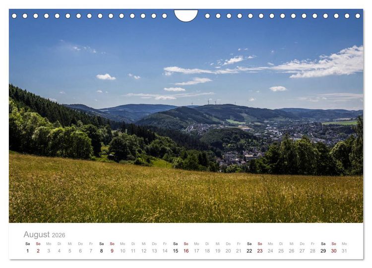 Produktbild: Stadt Plettenberg (Wandkalender 2026 DIN A4 quer), CALVENDO Monatskalender