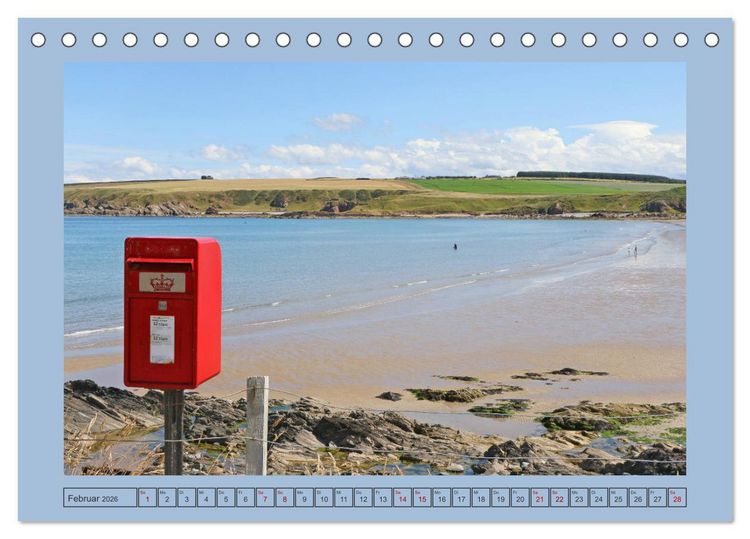 Produktbild: Sie haben Post - Briefk&auml;sten in Schottland (Tischkalender 2026 DIN A5 quer), CALVENDO Monatskalender