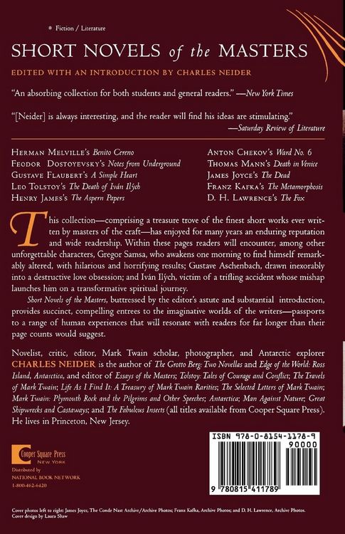 Produktbild: Short Novels of the Masters
