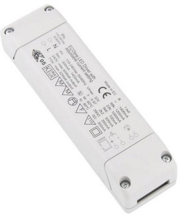 Produktbild: Barthelme ECOline 300-1400mA 1-10V LED-Konverter 40 W 32 V/DC Betriebsspannung max.: 240 V/AC