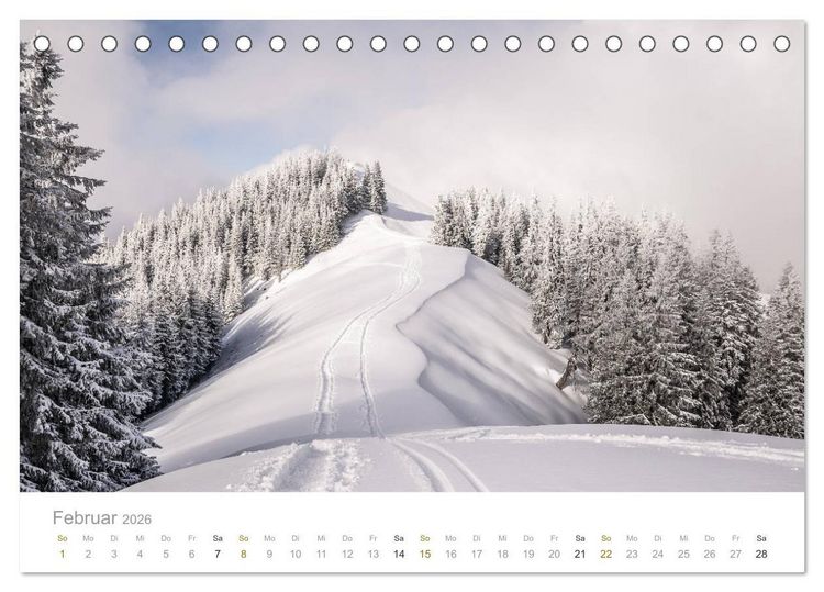 Produktbild: Berge - Die Sch&ouml;nheit der Alpen (Tischkalender 2026 DIN A5 quer), CALVENDO Monatskalender