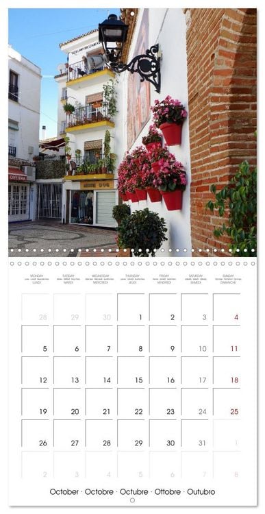 Produktbild: Marbella - Chic and Charming (Wall Calendar 2026 12 &times; 12 Inch) CALVENDO 12 Month Wall Calendar