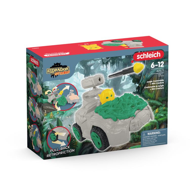 Produktbild: schleich&reg; 42671 Dschungel-Crashmobil mit Mini Cretaure