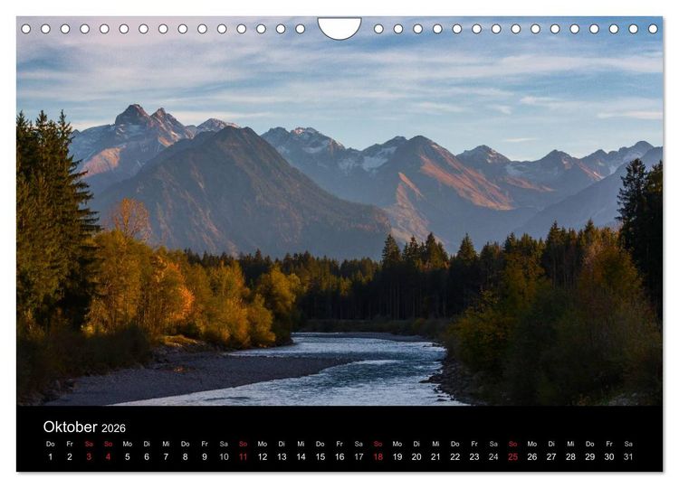 Produktbild: Im Allg&auml;u bei Oberstdorf (Wandkalender 2026 DIN A4 quer), CALVENDO Monatskalender